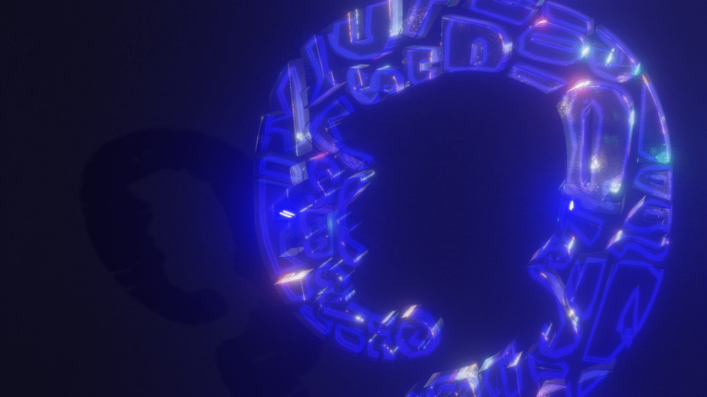 Logótipo da UmaBoaQuestao em 3d