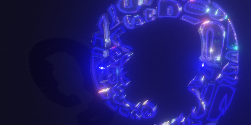 Respresentação 3d do logo da UBQ